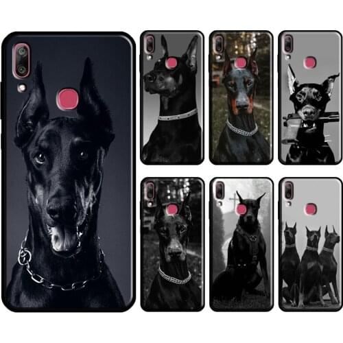 Animal Doberman Pinscher Dog For Huawei Y3 Y5 Y6 Y7 2017 2018 Y9 Prime 2019 Y7A Y6P Y5P 2020 Nova 5T 2i 3i Phone Case
