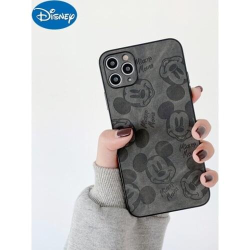 Disney Mickey Mouse PU all-inclusive phone case for iPhone 11 11Pro Max iPhone 12 12Pro Max X XS XR 7 8 Plus printed phone case