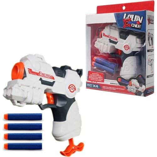 7.2cm Soft Bullet Airguns Plastic Long Range Single-shot Warhead Dart Hollow Hole Head Bullets Darts for Nerf Blaster Toy Gun