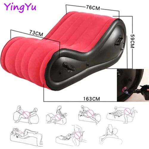 BDSM Inflatable Sex Sofa Bed Sexual Position Pad Adult Toys Sex Furniture for Couples Fun Sex Cushions Pillow Chair Erotic Toys