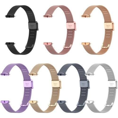 New Watch Bands For Fitbit Luxe Sport Watch Band Stainless Steel Metal Wrist Strap Jewelry Bracelet For Fitbit Luxe Accessories