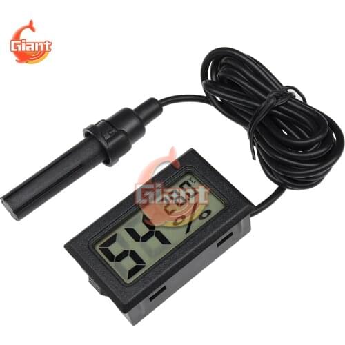 New High Precision Mini Digital LCD Thermohygrometer Humidity Temperature Meter Indoor Weather Station Diagnostic-tool