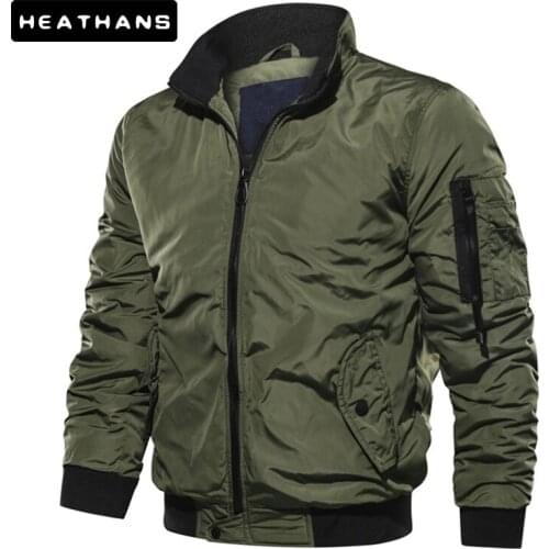 New Mens Jackets Autumn Winter Military Coats Fashion Army Casual Outerwear Male Jacket Mens High Quality Clothing Dropshipping