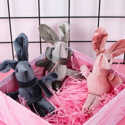 New Suede Xuyuan Rabbit Bouquet Rabbit tu Keychain Xuyuan Rabbit Doll Handbag Pendant