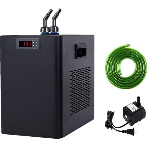 220V Aquarium Chiller Refrigerator Fish Tank Mute Cooling Machine Automatic Temperature Control Refrigeration Compressor