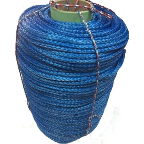 Factory Direct Sale 10MM * 100M UHMWPE Rope Cable Synthetic Winch Rope