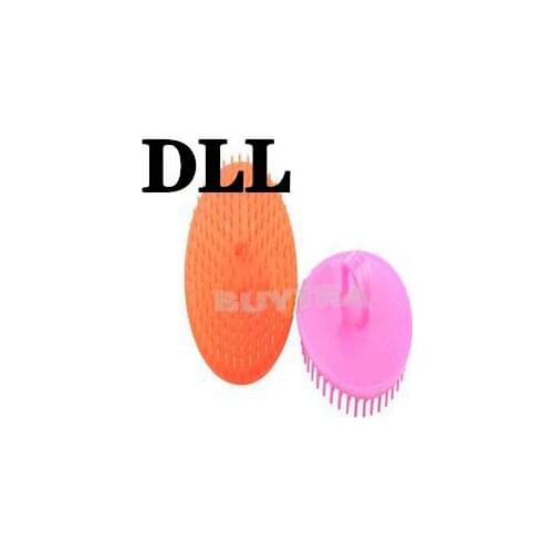 Hot Sale 1PC 8.5cm x 3cm Brush Comb soft Massager Comb Hair Styling random color Hair Shampoo