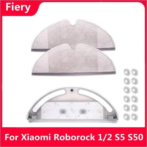 Water Tank for Xiaomi Roborock 1/2 S5 S50 S51 S55 S6 S60 S65 E25 E35 E20 C10 T4 T6 Mi Vacuums Water Tank Filter Mop Cloth Parts