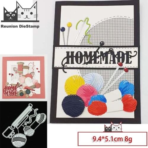 Reunion Ball of Yarn Metal Cutting Dies Stencils for DIY Scrapbooking Photo Album Decorative Embossing Paper Cards New Dies 2020