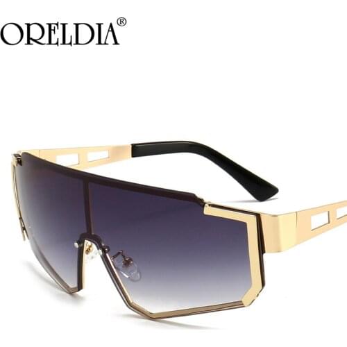 Fashion Punk Pilot Sunglasses Goggles Women Men Style Gradient Trendy Driving Shades Glasses Lady Luxury Brand Designer Eyewear