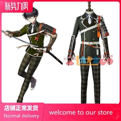 Touken Ranbu Online Kotegiri Gou Cospaly Uniform Handsome Halloween customize costume full sets Unisex