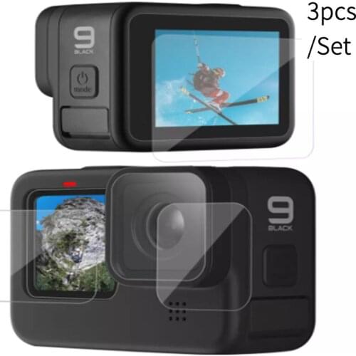 Tempered Glass Screen Protector for GoPro Hero 9 Black Lens Protection Protective Film for Gopro9 for Gopro 9 Camera Accessories