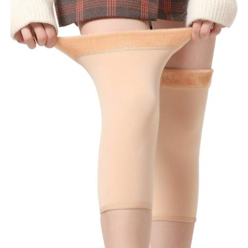 Women Knee Warmer, Winter Warm Elastic Kneepads Soft Thermal Knee Brace Leg Sleeves