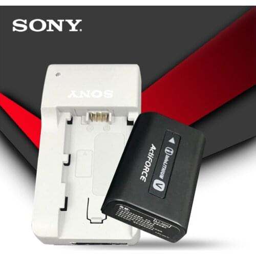 1pc Sony Original NP-FV50 Battery NP FV50 HDR XR550E XR350E CX550E CX350E CX150E DCR SR68E SX83E SX63E SX43E CX230 + Charger