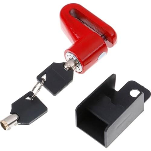 1PC Anti Theft Disk Disc Brake Rotor Lock for Scooter Bike Safety Lock for Outdoor Motorcycle Bicycle Cycling Accessories