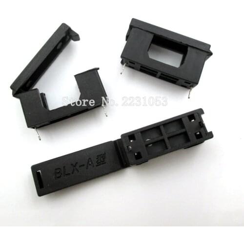 10PCS/LOT 5*20 With Cover Fuseholders BLX-A Type Fuse Holder For 5*20MM Insurance 5X20mm Fuse Case