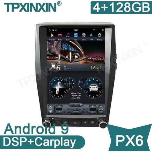 For Ford Edge 2015 2016 2017 2018 Car Multimedia Player Tesla Screen Android PX6 Radio Audio Stereo Autoradio GPS Head Unit
