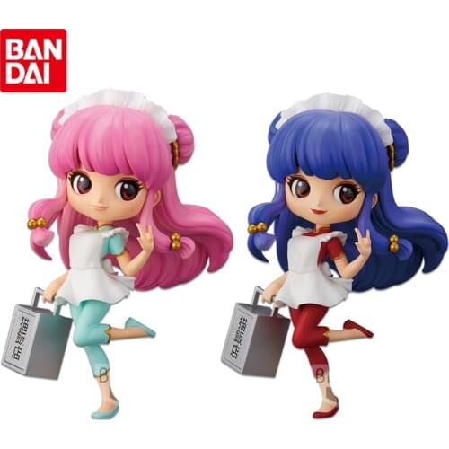 Bandai Genuine Q Posket Ranma Nibun-no-Ichi Shampoo Cute Anime Action Figures Collectible Model Ornaments Gifts Toys for Kids