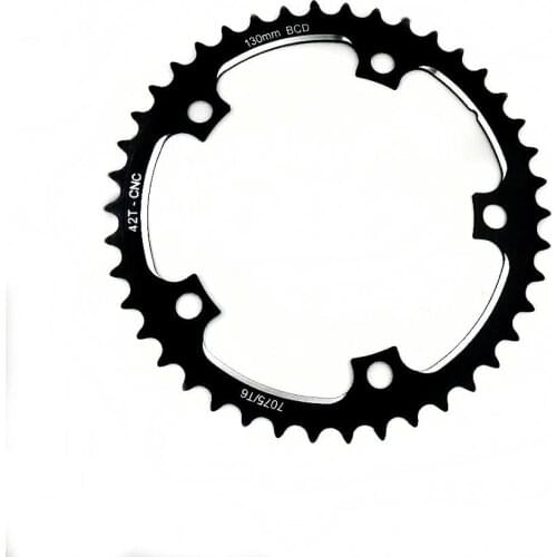 DRIVELINE CNC 42T road bike TT chainring 130BCD