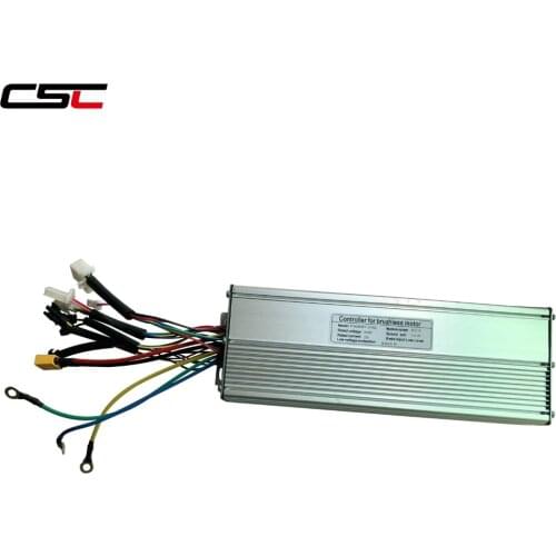 Ebike 45A 48V 1500W/2000W DC Sine wave Brushless Bicycle 18 Mosfet Controller With key lock function for Electric bike