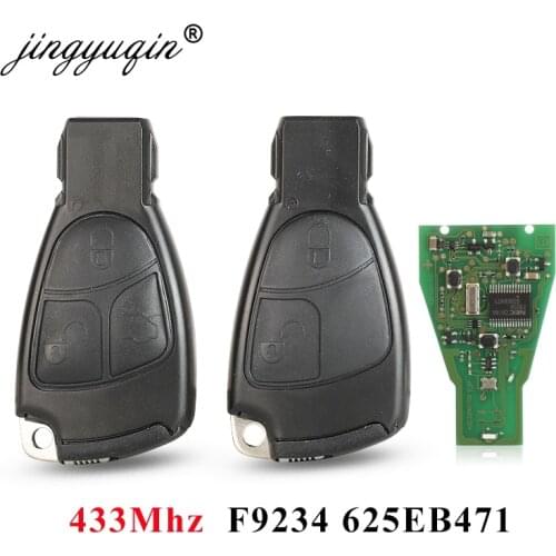 Jingyuqin 433Mhz 2/3 Buttons NEC Remote Key Fob For Mercedes Benz B C E ML S CLK CL 3B 3BT Complte Control Key 1996-2005