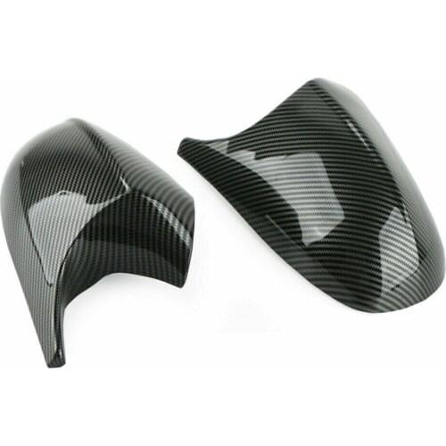 For BMW 1 3 Series Car Side Wing Mirror Cover Rear-View Caps E90 E91 E92 E93 E80 E81 E87 Carbon Fibre ABS High Quality Types