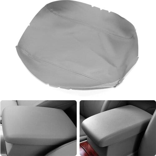 Car Center Console Armrest Cover Leather Synthetic Accessories for Toyota Highlander SUV 2008-2013 Car Interior Protector Cap