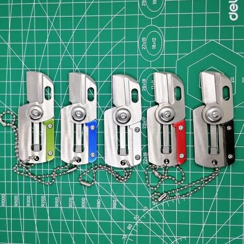 Small Folding Knife EDC Tools Stainless Steel Camping Folded Pocket Knife for Travel and Survival