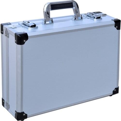 Multi functional reinforced aluminum alloy ABS travel suitcase bag portable toolbox Instrument storage business box luggage bags