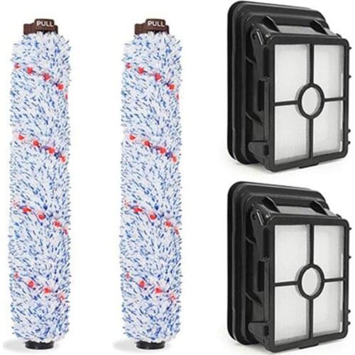 Multi-surface vacuum cleaner brush roller L and filter series for Bissell Crosswave 1785Q, 1785F, 1785B Hot suitable 1608022
