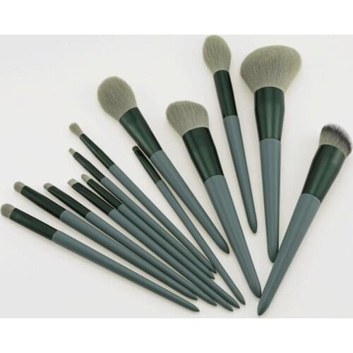 13pcs Set Makeup Brushes with bag Highlighter Eye Cosmetic Powder Foundation Eye Shadow Cosmetics Professional Eyebrows Soft