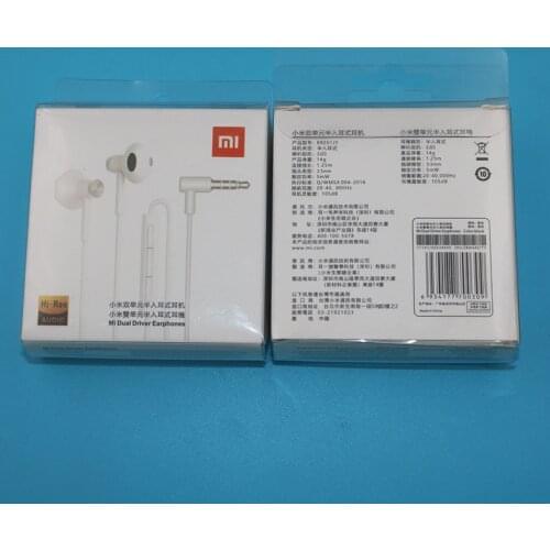 Xiaomi Mi Hybrid Pro HD 2 Earphone In-Ear Earphone Wired Control Dual Driver With MIC For Redmi 8 8a K30 K20 Pro Note 8 8t 8pro