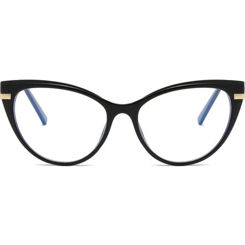 TR90 Cat Eye Women Eyeglasses Frames Anti Blue Light Computer Glasses Men Spectacle Optical Prescription Spring Temples Eyewear
