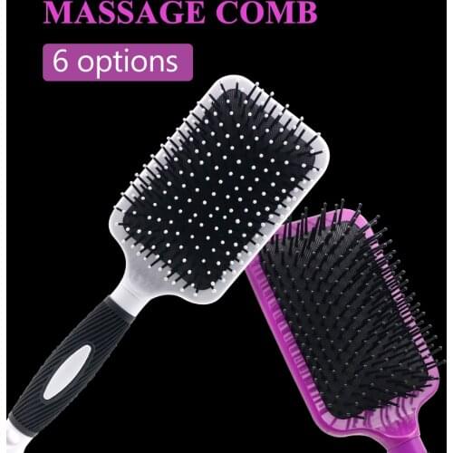 Professional Barber Hair Brush Massage Comb Anti Static Hair Comb Massage Scalp Air Cushion Comb Hairdressing Tools Massage Comb