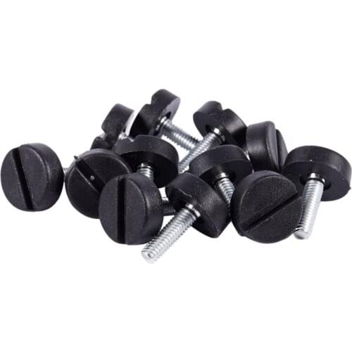 Anti-slip Adjustable Furniture Levelling Feet M6 x 20mm Thread 12 pcs