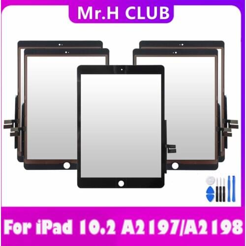 Wholesale 5 Pcs/Lot For iPad Pro 10.2 Touch Screen Digitizer Sensor iPad 7 7th Gen A2197 A2200 A2198 A2232 iPad 8 Touch Replace