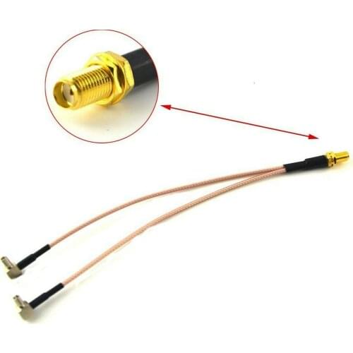 SMA Female to Y type Dual TS9 Male Splitter Combiner Cable RG316 30CM for WiFi