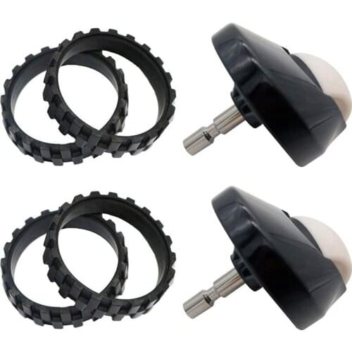 Replacement Front Wheel&Tires for IROBOT ROOMBA 500/600/700/800/900 Series,Anti-Slip IRobot Roomba Accessories