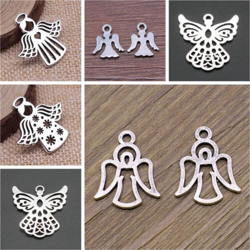 Malzahar Angel Charms diy jewelry bracelet charms for jewelry making kit accessories