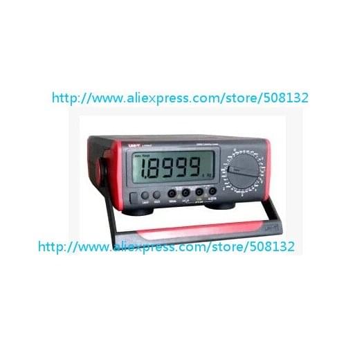 UNI-T UT804 True RMS Bench Type Digital Multimeter DMM HZ Temperature Tester Capacitor 40000 Counts w/Data Logging & Backlight