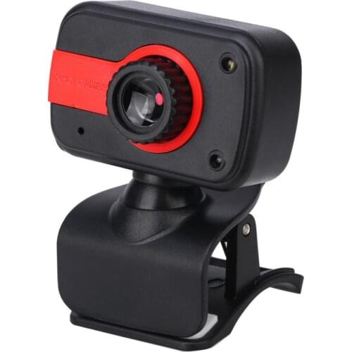 480P HD Webcam USB 2.0 Computer Camera Notebook Laptop Computer HD Webcam Built-in Microphone Video Network Teaching