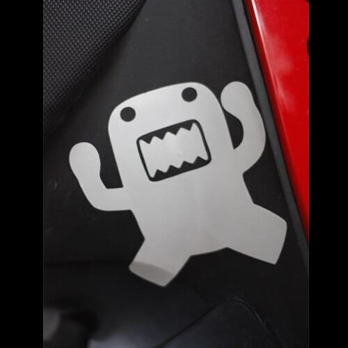 XGS DECAL car stickers car decals domo 12cm x 12cm reflective stickers car motorcycle waterproof stickers