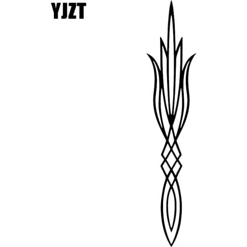 YJZT 3.7X18.3CM Pinstripe Art Personality Whole Body Decoration Car Stickers Vinyl Decals C25-1359