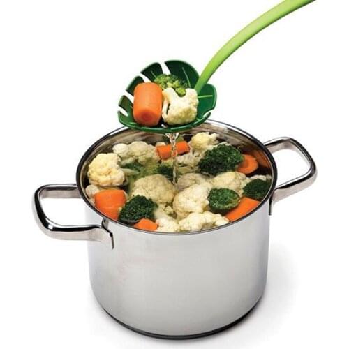 1pcs Scoop Colander ABS Drain Shovel Strainers Scoop Drain Veggies Water Scoop Skimmer Strainer Kitchen Accessories