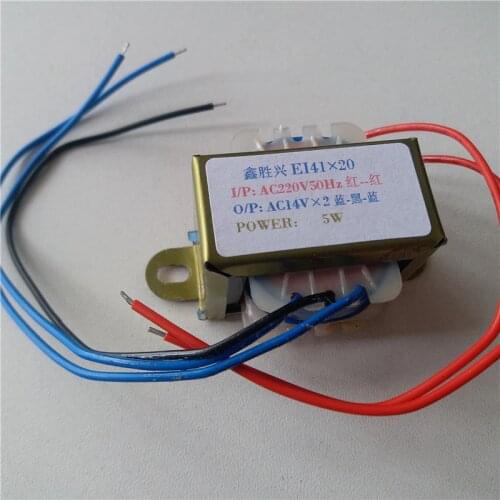 14V-0-14V 0.18A Transformer 220V input 5VA EI41*20 Hot air gun desoldering station power transformer for AT-850