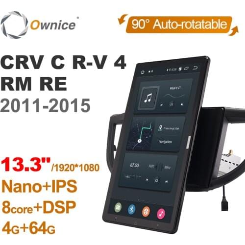 1920*1080 Ownice Android 10.0 for Honda CRL6 CR-V 4 RM RE 2011-2015 Car Radio Auto Multimedia Video Audio head Unit Rotatable