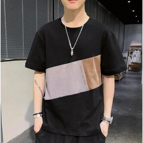 2021 Summer Fashion Cotton Men T-Shirt Casual Short Sleeve Shirts