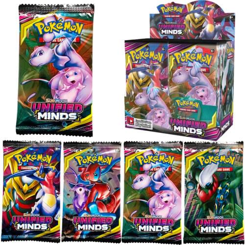 324Pcs/Box Pokemon Unified Minds Cards English Evolutions Hidden Fates Booster Collectible Trading Card Game Children Toy