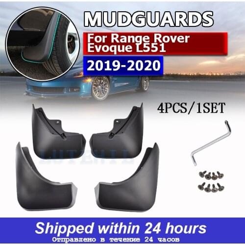 Fender 4 Piece Set Front Rear Fender For Range Rover Evoque L551 2019 2020 Mud Flaps Mud Flaps Mud Flaps