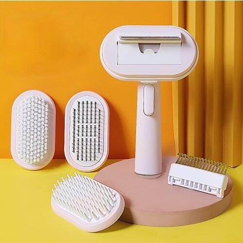 5 Piece Set Pet Comb Hair Removel Roller Remover Cleaning Brush Grooming Fur Removing Dog Cat Animals Hair Brush